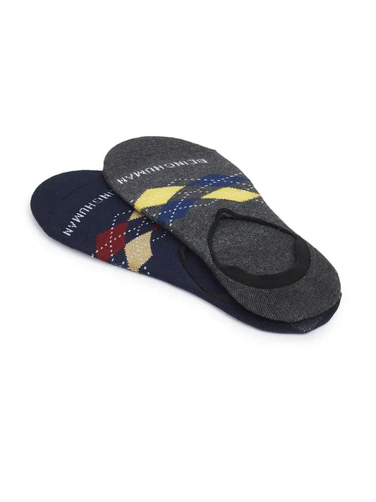 Being Human Clothing Accessories Anthra Mel/Navy Socks #BHMSOI25005