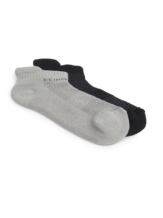 Being Human Clothing Accessories Grey/Black Socks #BHMSOS25004