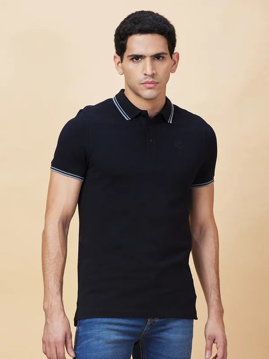 Being Human Clothing Mens-Top Polo Neck #BHP24615