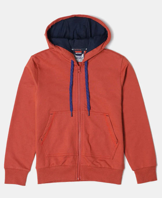 #CB07 Boy's Super Combed Cotton French Terry Graphic Printed Hoodie Jacket