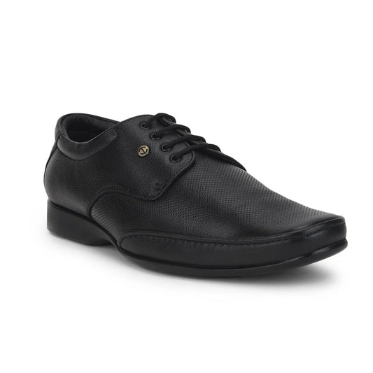 Healers Formal Lacing Shoes For Men (Black) FL-510N By Liberty