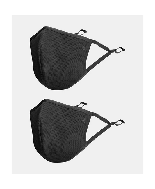#FM02 Unisex Polyester Mesh and Super Combed Cotton Woven Face Mask with Adjustable Nose-clip and Soft Elastic Ear Loops