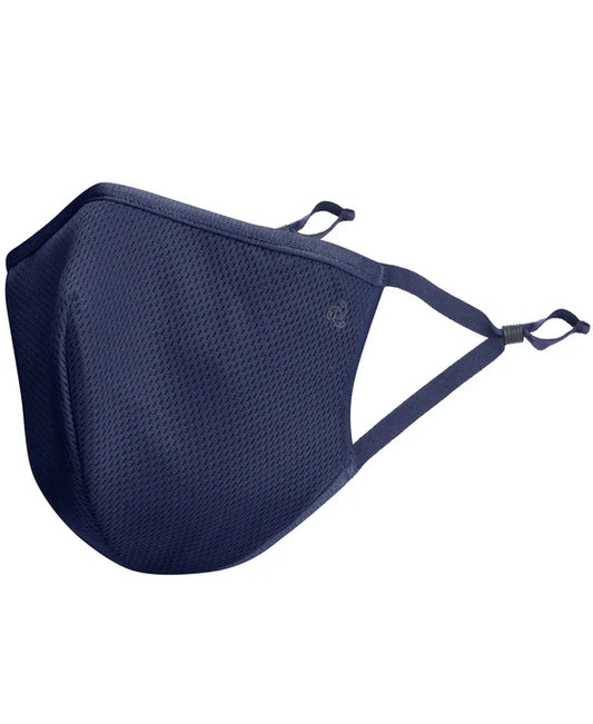 #FM02 Unisex Polyester Mesh and Super Combed Cotton Woven Face Mask with Adjustable Nose-clip and Soft Elastic Ear Loops
