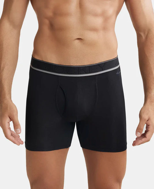 #hg17 Tencel Micro Modal Elastane Stretch Solid Boxer Brief with Natural StayFresh Properties