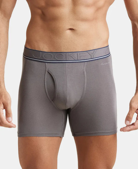 #hg17 Tencel Micro Modal Elastane Stretch Solid Boxer Brief with Natural StayFresh Properties