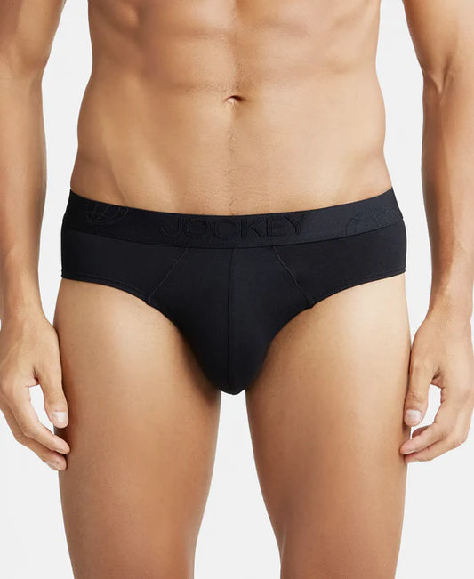 #IC24 Tencel Micro Modal Cotton Elastane Stretch Solid Brief with Natural StayFresh Properties