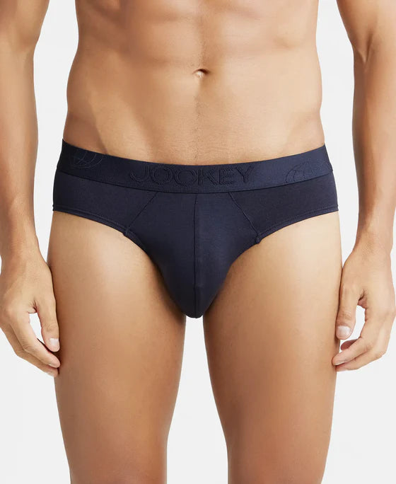 #IC24 Tencel Micro Modal Cotton Elastane Stretch Solid Brief with Natural StayFresh Properties