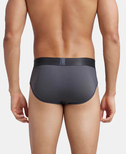 #ic27 Tactel Microfiber Elastane Stretch Solid Brief with Moisture Move Properties