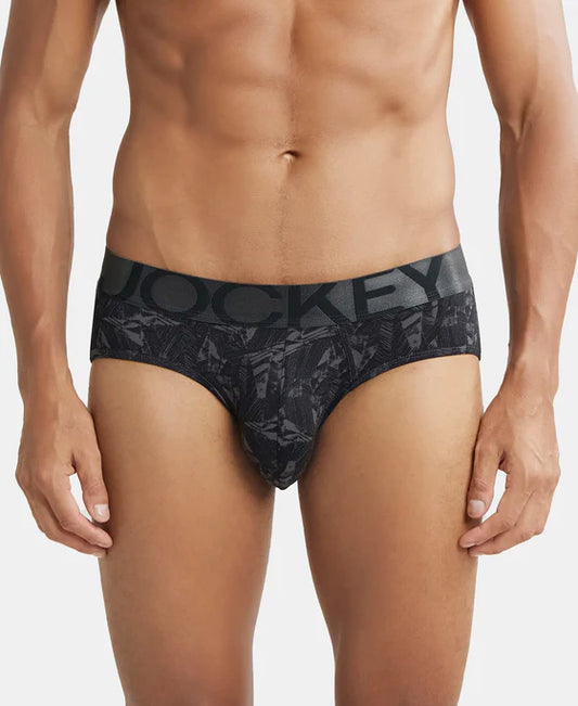 #IC 29 Tactel Microfiber Elastane Stretch Printed Brief with Moisture Move Properties