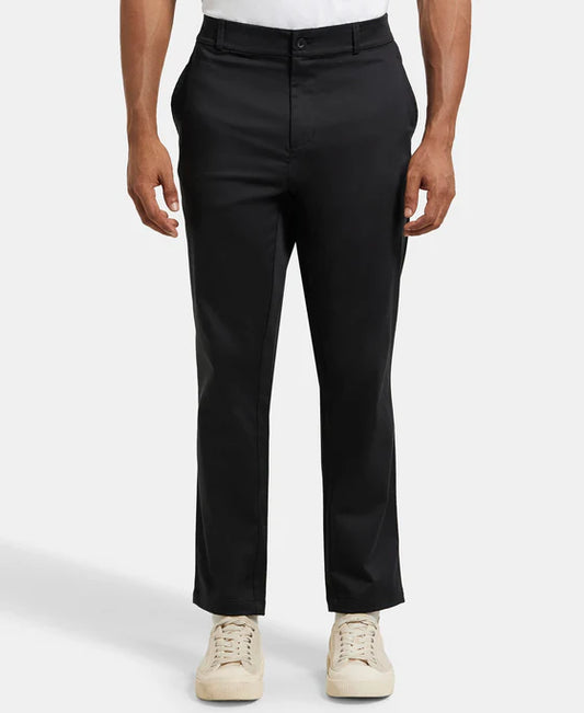 #IM26 Super Combed Cotton Rich Elastane Stretch Woven Fabric Slim Fit All Day Pants