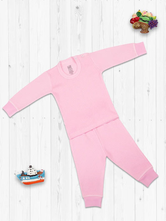 Full Sleeve Thermal Legging Set - Light Pink
