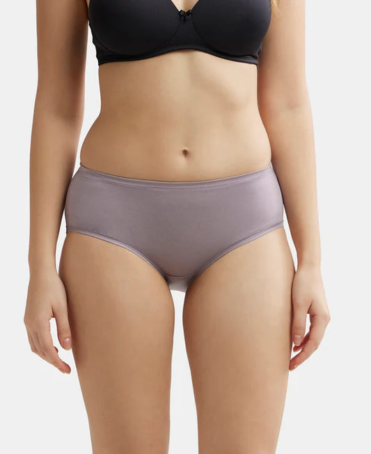 #JW02 High Coverage Tencel Lyocell Elastane Stretch High Waist Hipster With Concealed Waistband and StayFresh Treatment