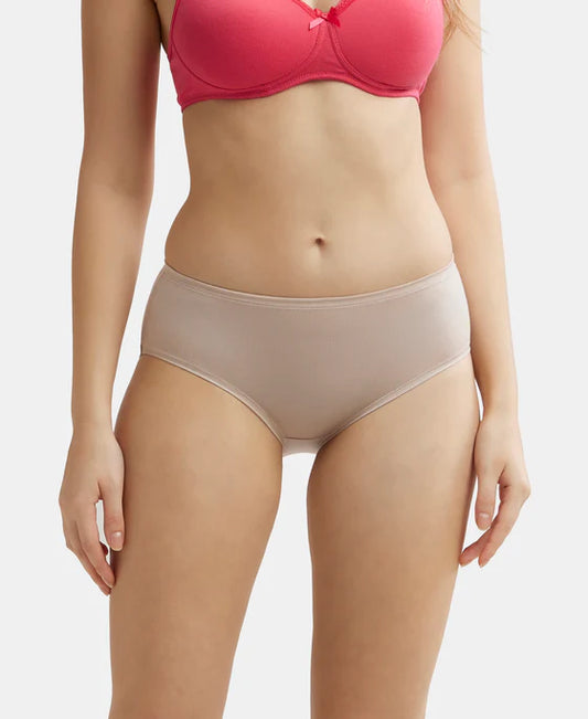 #JW02 High Coverage Tencel Lyocell Elastane Stretch High Waist Hipster With Concealed Waistband and StayFresh Treatment