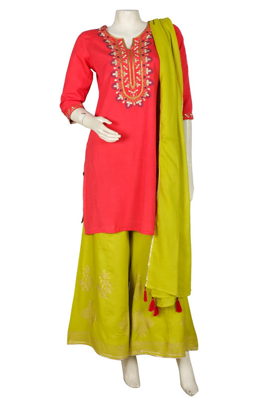 3 Pcs Kurta Set#KS15438