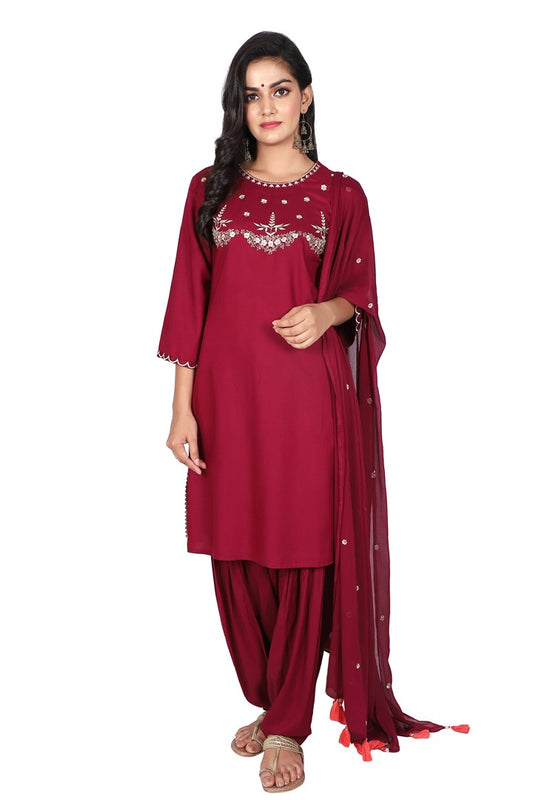3 Pcs Kurta Set#KS15709