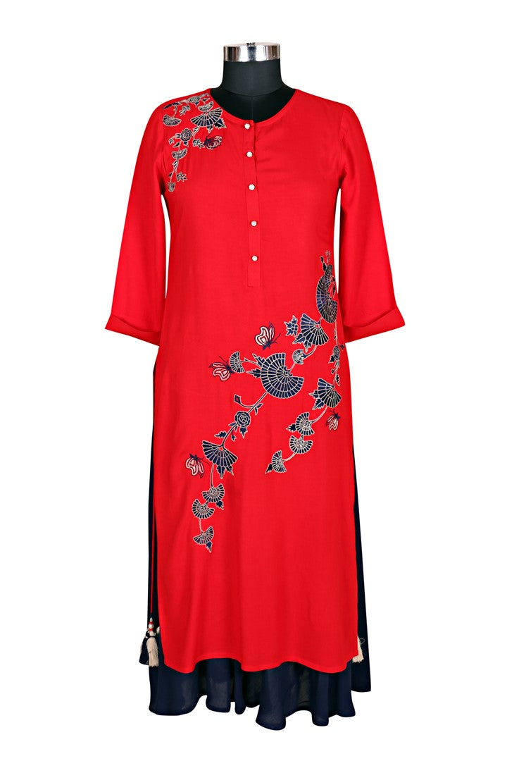 Floor Length Kurti#LK14176