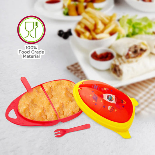 MEE MEE Red Bowl & Spoon Set: Perfect for Little Ones' Mealtime Adventures!