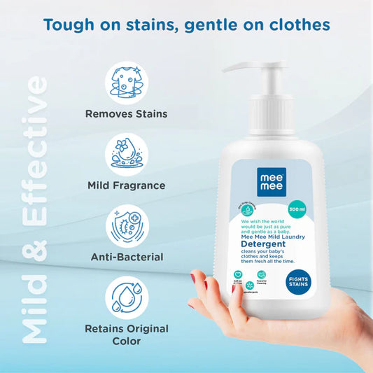 Mild Anti Bacterial Baby Liquid Laundry detergent(300 ML-Bottle)