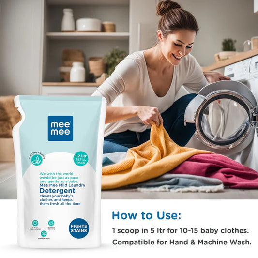Mild Baby Liquid Laundry Detergent Refill Pack (1.2 L)