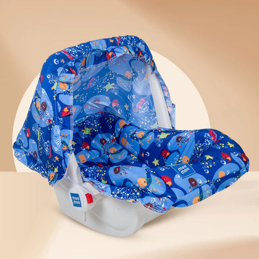 5 in 1 Baby Cozy Carry Cot cum Rocker (Blue)