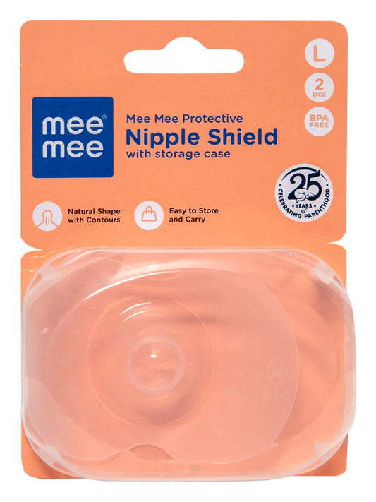 Mee Mee Protective Nipple Shield – Soft, BPA-Free, with Storage Case for Comfortable Nursing