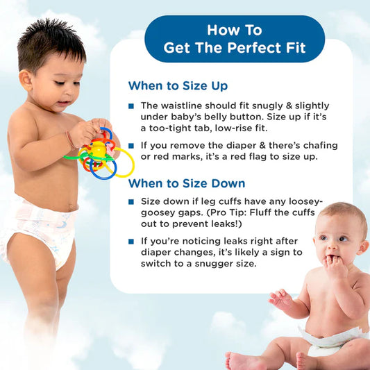 Premium Breathable Baby Diapers With Wetness Indicator (Small - 44 Count)
