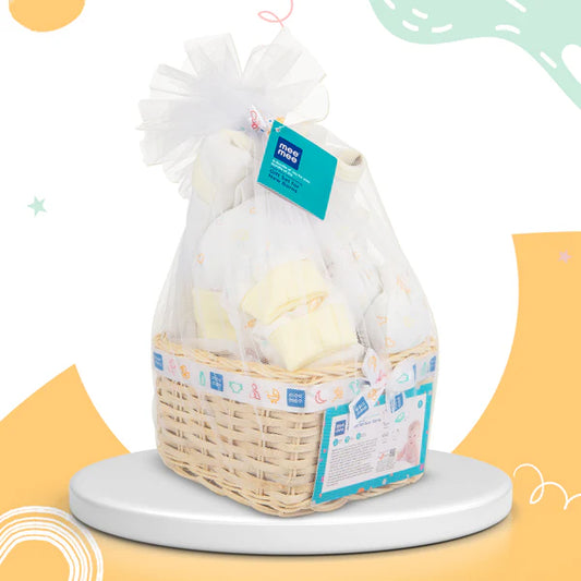 Mee Mee's Pampering Gift Set for New Borns (6 pcs, Blue)