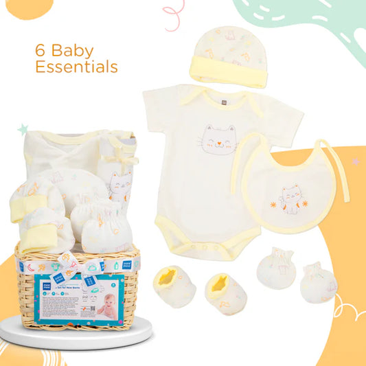 Mee Mee's Pampering Gift Set for New Borns (6 pcs, Blue)