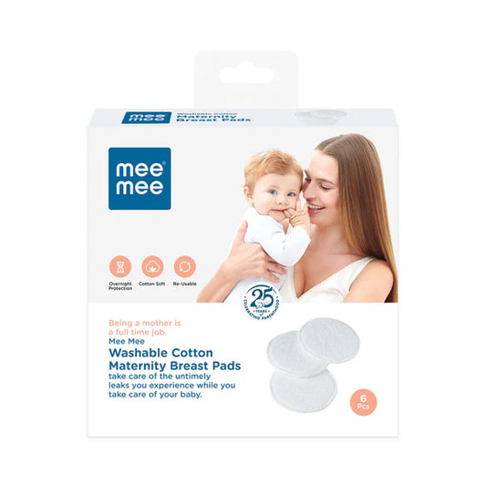 Mee Mee Disposable Nursing Breast Pads | Ultra Thin Honeycomb Nursing Breast Pads with Leak Guard | Super Absorbent, Soft Cotton Maternity Pads | Compact & Discreet