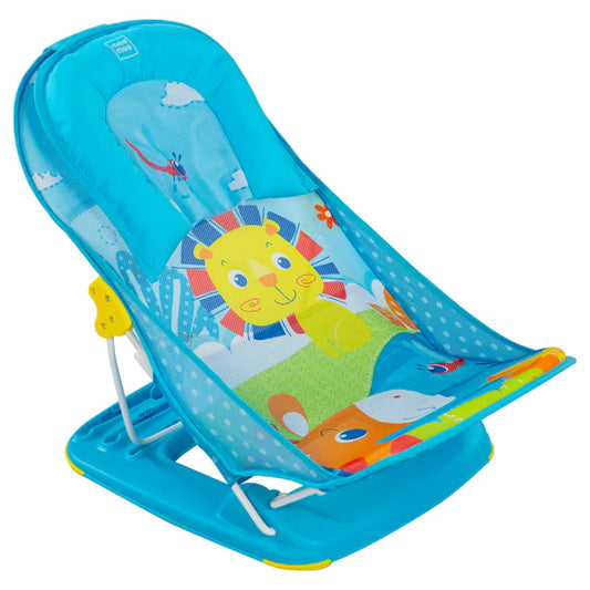 New Born Spacious Baby Bather Bath Chair, 3 Position Adjustable Chair, Foldable