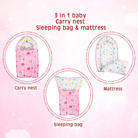 Mee Mee 3 in 1 Baby Bed, Sleeping Bag & Carry Nest