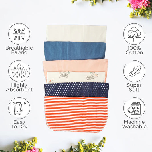 Baby Mini Napkins (Assorted) Set of 6