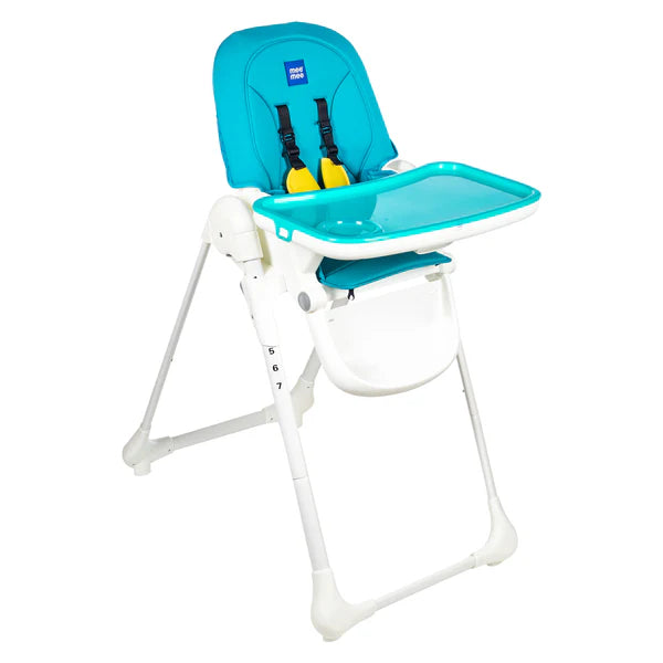 Ultra Sleek Baby High Chair with 7 Height Adjustment Levels(Green)