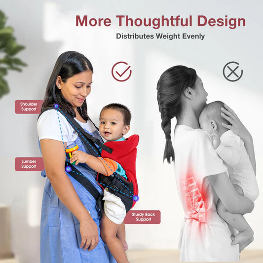 Mee Mee Baby Sling Carrier | Padded Straps & Back Support | Adjustable & Comfortable |