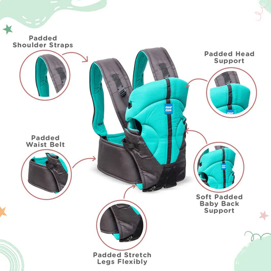 Lightweight & Adjustable Baby Sling Carrier with Padded Support 0 to 2 Years