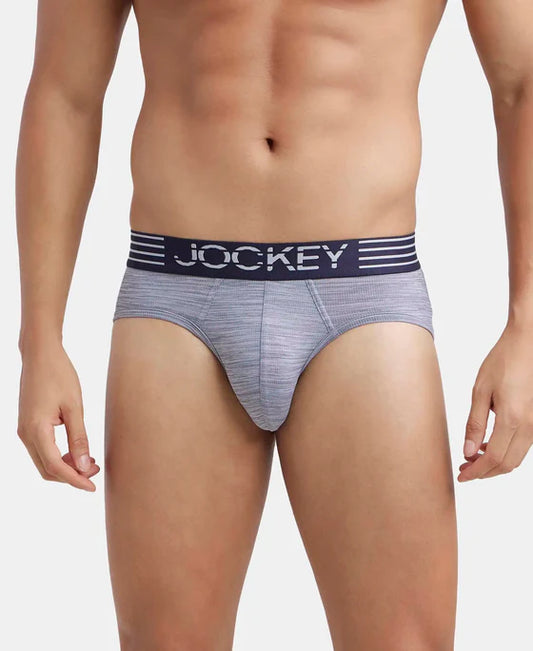 #MM04 Microfiber Mesh Elastane Stretch Performance Brief with StayDry Technology