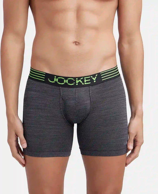 #MM06 Microfiber Mesh Elastane Stretch Performance Boxer Brief with StayDry Technology