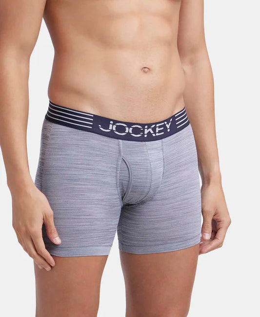 #MM06 Microfiber Mesh Elastane Stretch Performance Boxer Brief with StayDry Technology