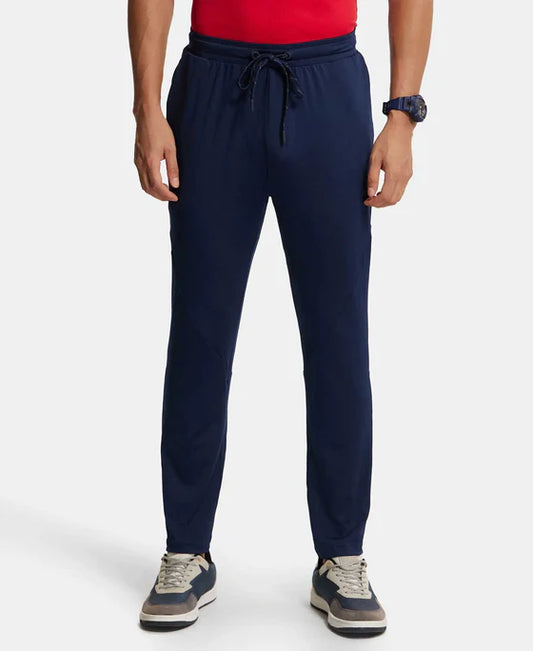 #MV11 Microfiber Elastane Stretch Trackpant with Zipper Pockets and StayFresh Treatment