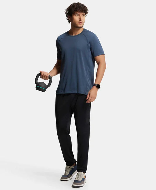 #MV12 Microfiber Elastane Stretch Jogger with Zipper Pockets and StayDry Treatment