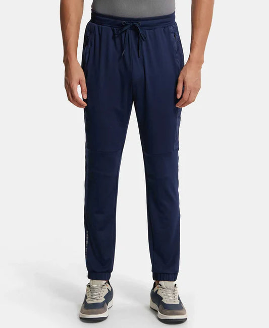 #MV12 Microfiber Elastane Stretch Jogger with Zipper Pockets and StayDry Treatment