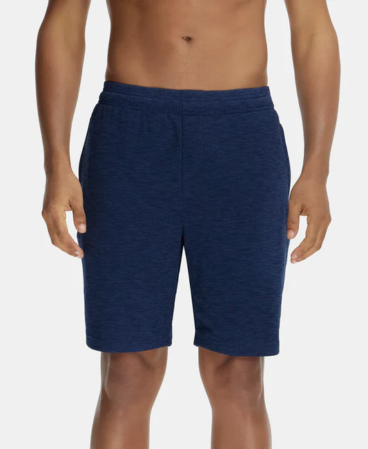 #MV23 Lightweight Microfiber Shorts with Zipper Pockets and StayFresh Treatment - Performance Grey