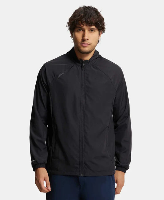 #MV40 Microfiber Water Resistant Convertible Hoodie Jacket