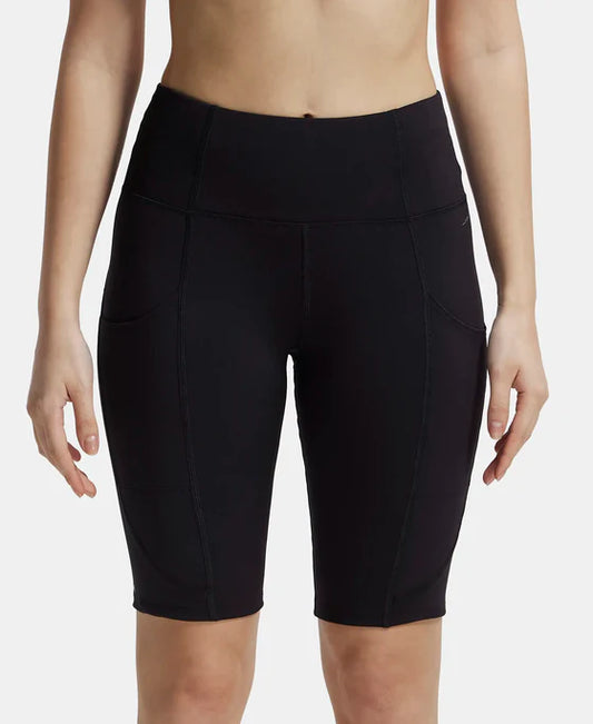 #MW81 Microfiber Elastane Stretch Slim Fit Shorts with Side Pockets -