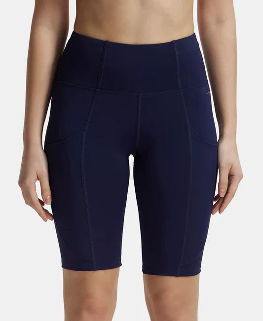 #MW81 Microfiber Elastane Stretch Slim Fit Shorts with Side Pockets -