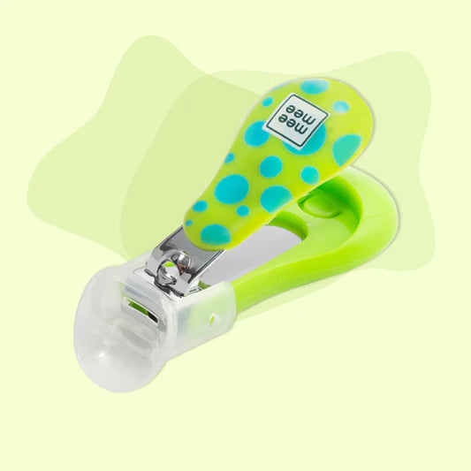Mee Mee Gentle Baby Nail Clipper with Skin Guard Protector | Baby Nail Cutter for Soft Baby Nails