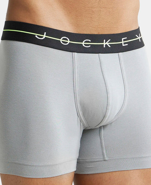 #NY16 Super Combed Cotton Elastane Stretch Solid Trunk with Ultrasoft Waistband
