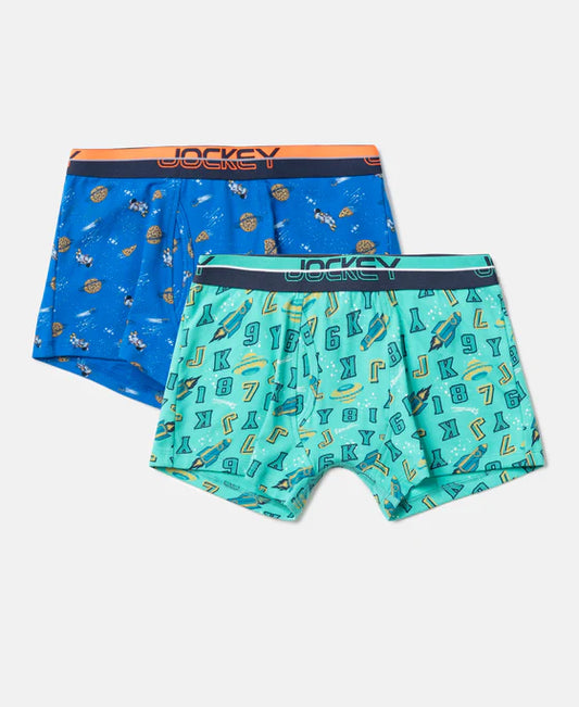#PB03 Super Combed Cotton Elastane Stretch Printed Trunk with Ultrasoft Waistband
