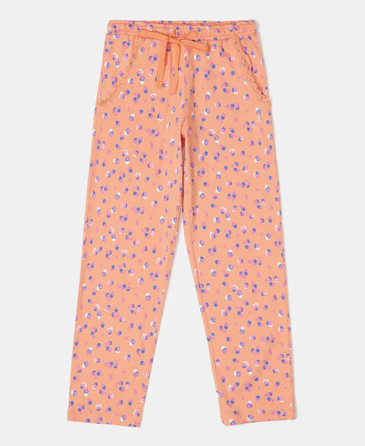 #RG04 Girl's Super Combed Cotton Printed Pyjama