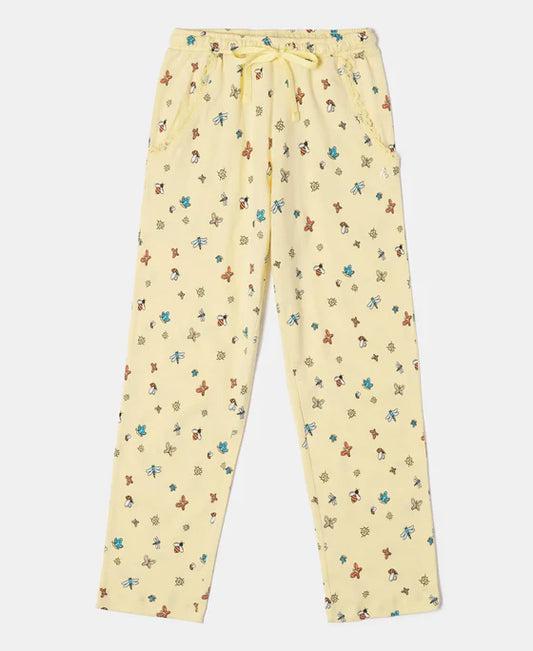 #RG04 Girl's Super Combed Cotton Printed Pyjama